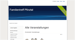Desktop Screenshot of familientreff.pfinztal.de