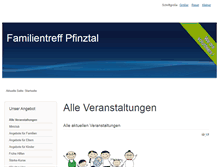 Tablet Screenshot of familientreff.pfinztal.de